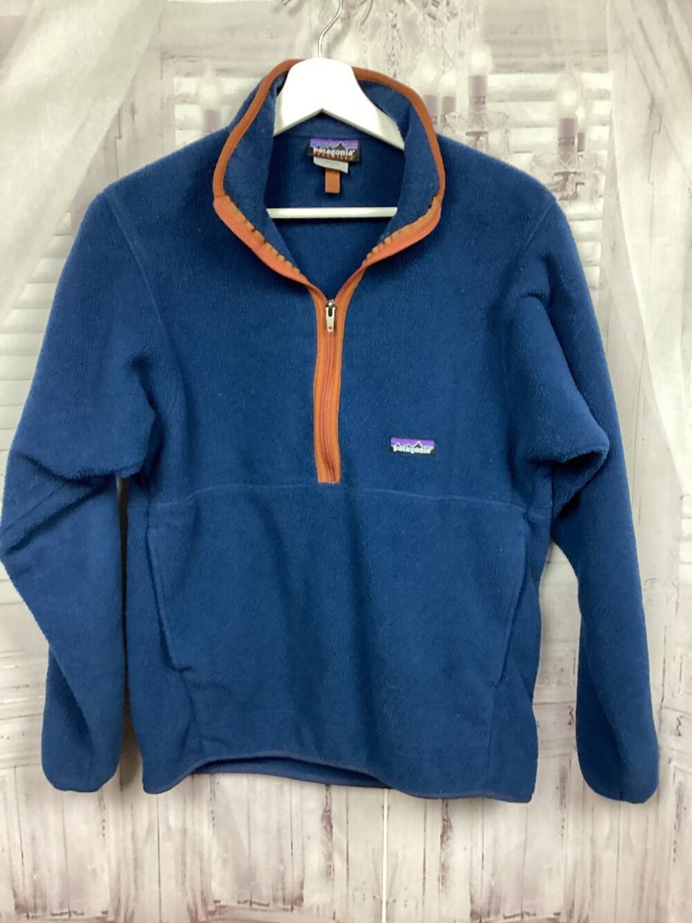Patagonia Synchilla Blue Fleece Pullover Half Zip S